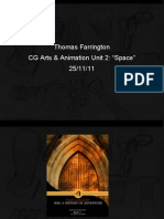 Thomas Farrington CG Arts & Animation Unit 2: "Space" 25/11/11
