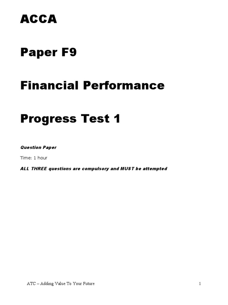 F9 Progress Test 29.08 | PDF