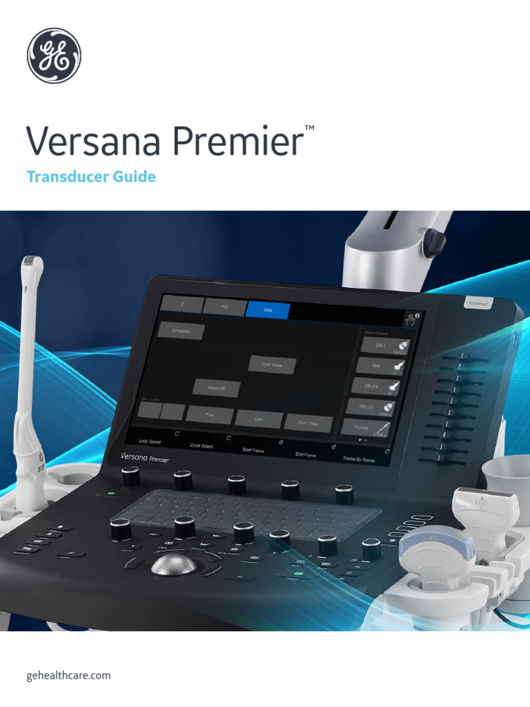 Versana Premier Transducer Guide R2 PDF Medical Specialties Medicine