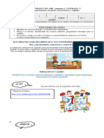 GUÍA INTEGRAL DE APRENDIZAJE No4 - Ciencias Naturales - Grado 1°