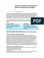 Autolesión no suicida en colegios Desarrollando e implementando un protocolo para colegios-CRPSIB - Traduccion