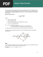 L10 Control Systems - Mason S Gain Formula