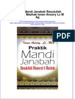 Full Download Praktik Mandi Janabah Rasulullah Menurut 4 Mazhab Isnan Ansory LC M Ag Online Full Chapter PDF