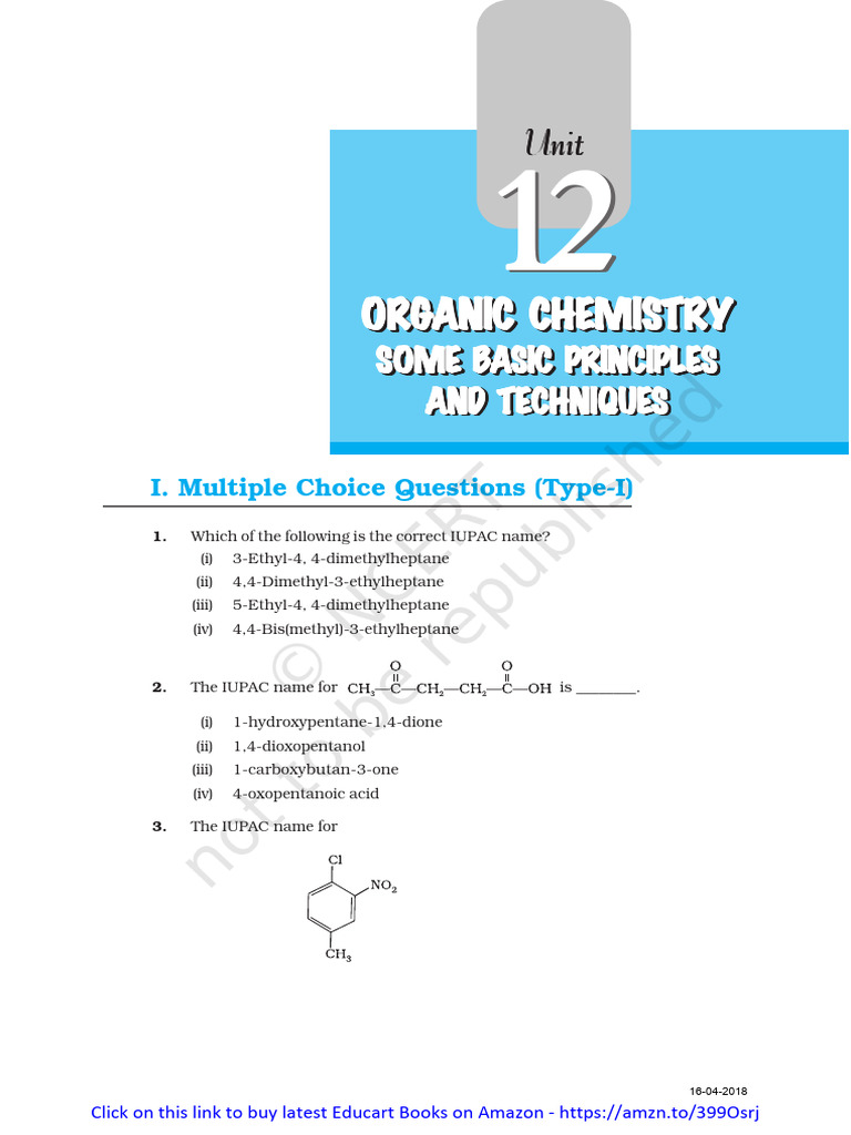 IUPAC Naming and Organic Chemistry Concepts | PDF | Chemical Compounds ...