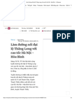 Làm đường nối đại lộ Thăng Long với cao tốc Hà Nội - Hòa Bình - VnExpress