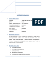 Informe Psicologógico Gael