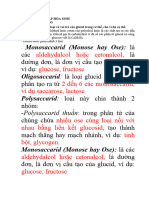 40 câu hỏi ôn tập Hoá Sinh