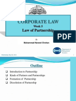 Week 5 Partnership Law