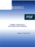 Norma Y Protocolo de Planificación Familiar