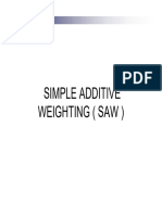 Simple Additive Weighting (Saw) (1) (Compatibility Mode)