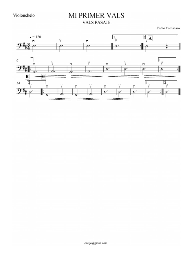 Mi Primer Vals Viola | PDF