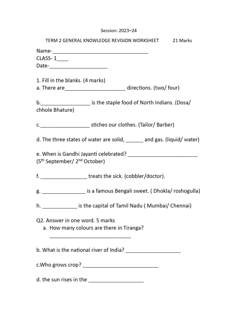 class-1-term-2-gk-revision-worksheet-pdf-travel-foreign-language