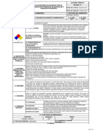 FICHA DE SEGURIDAD ALCOHOL PURO 96°