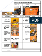 Hotwork Equipment Checklist 1673336031