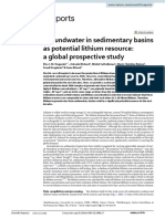 Groundwater in Sedimentary Basins As Potential Lithium Resource