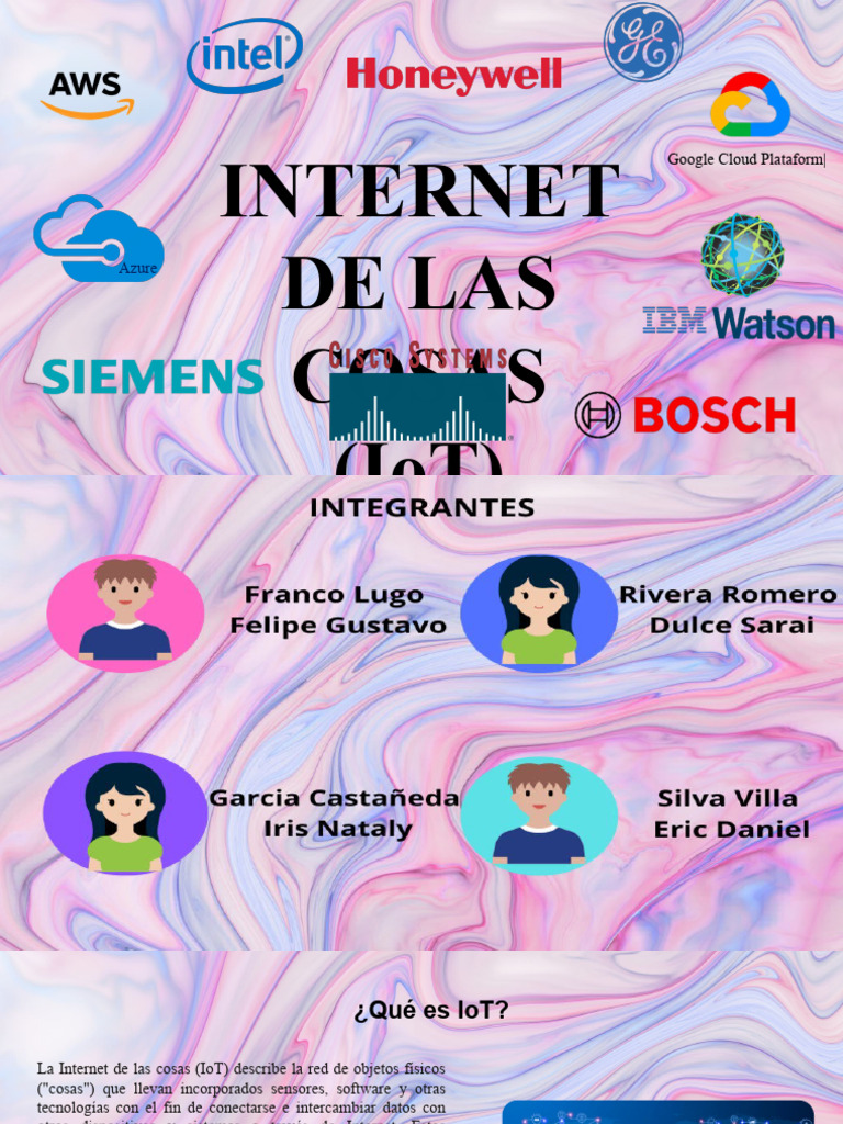 Presentación Iot | PDF | Internet de las Cosas | Computación en la nube