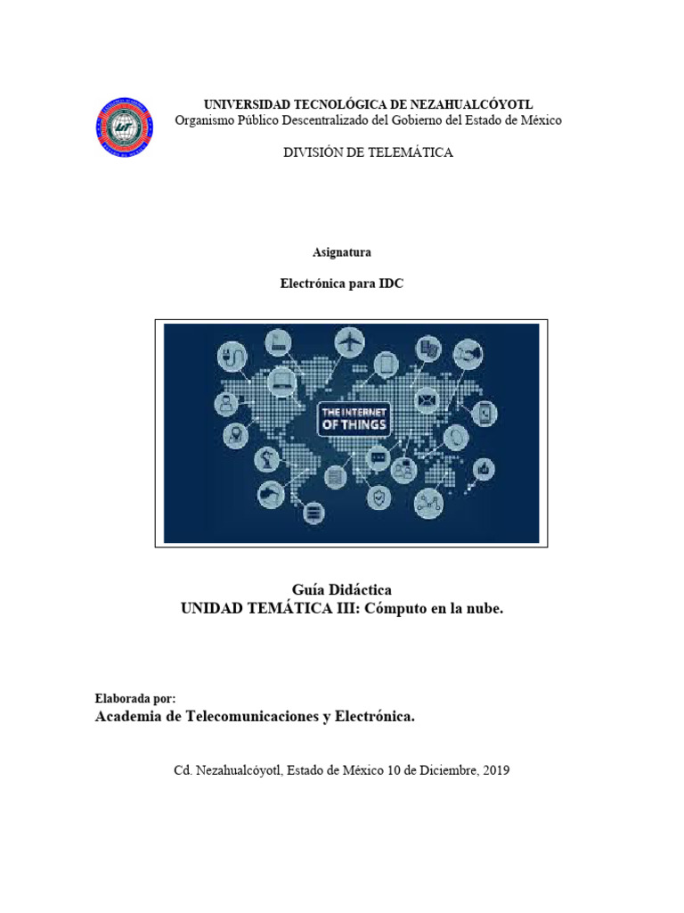 Puertas de enlace IDC en Telemática | PDF | Computación en la nube ...
