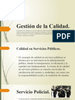 Gestión de La Calidad