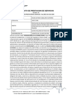 Contrato de Prestacion de Servicios: Código: GE-FT-14 Contrato de Prestación de Servicios - No.10Ge-20.4-262-2024