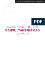 Làm thế nào để trở thành consultant giá cao