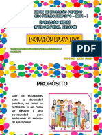 Inclusion Educativa Sesion I