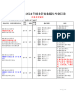 长春工业大学2024年硕士研究生招生专业目录
