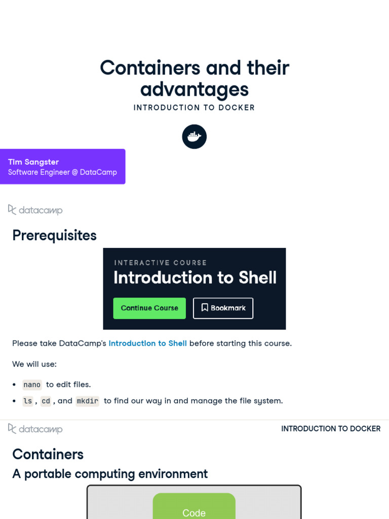 Introduction and Intermediate Docker | PDF | Computer File | File System