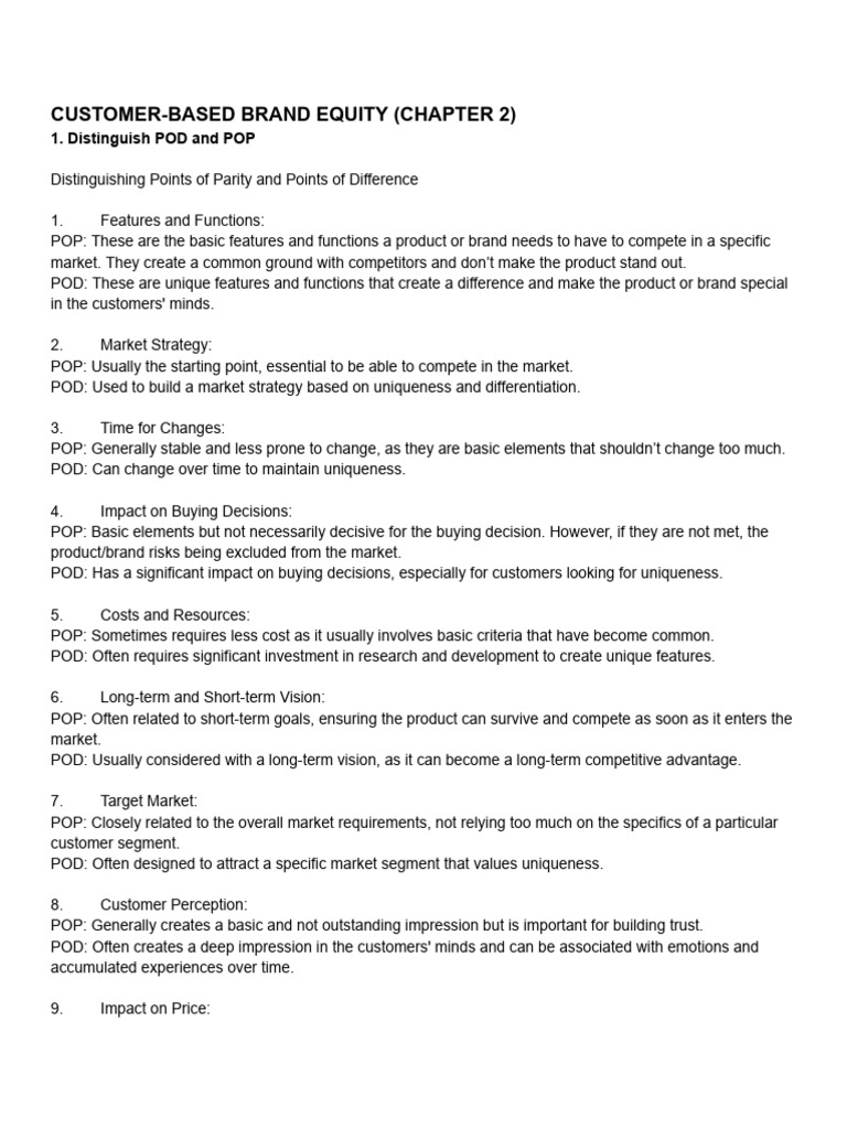 Brand Management Pdf Brand Business