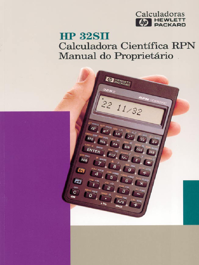 Calculatrice HP 32S - Manuel et mode d'emploi