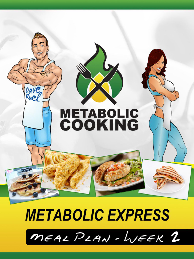 Week 2 Metabolic Express Meal Plan | PDF | Meal | Lunch