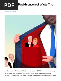 Meet Jon Davidson, Chief of Staff To The Stars - The Spectator World