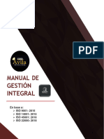 Manual del Sistema de Gestión Integral (Casa Ávila)
