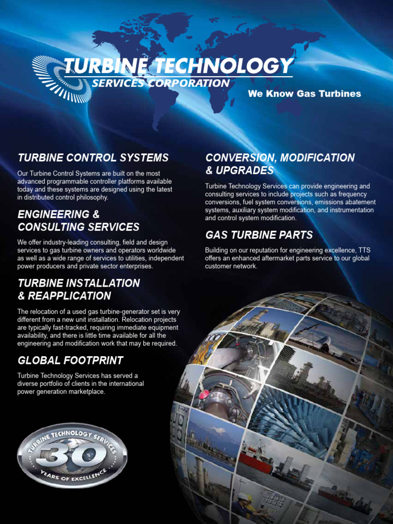 Turbine Control Systems & Services Overview | PDF | Gas Turbine | Power ...
