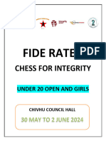 Chess For Integrity FIDE and ZIM Chess Rated