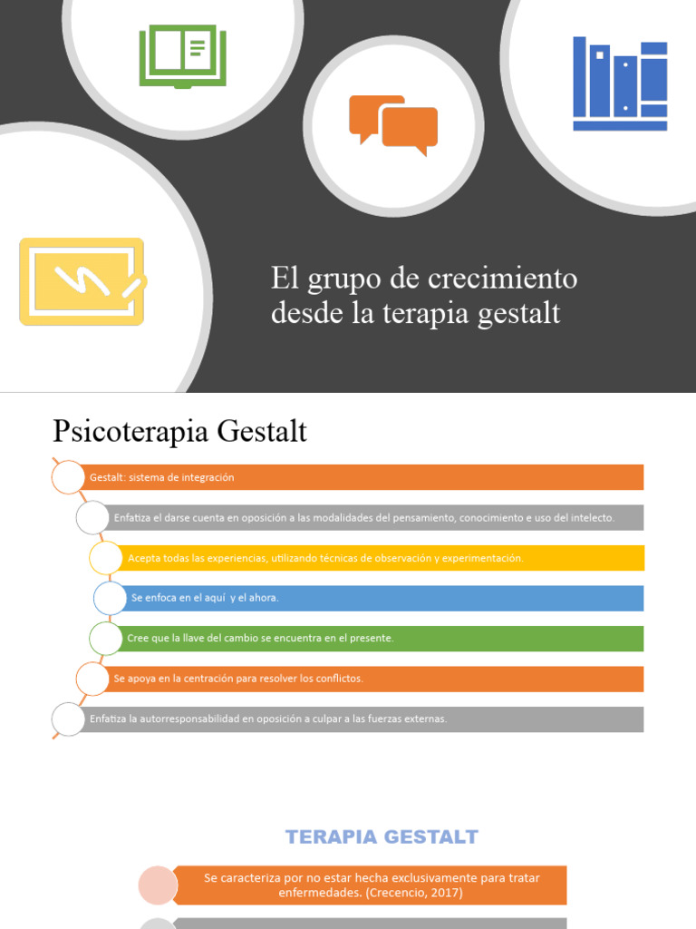 El Grupo de Crecimiento Desde La Terapia Gestalt | PDF | Terapia ...