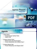 Presentasi Progress Report - Aplikasi Paten