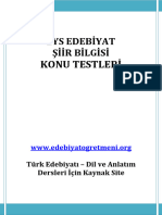 R Bi̇lgi̇si̇ Konu Testleri̇