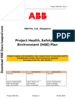 BB Project HSE Plan