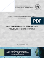 Ebook Curso - INTELIGÊNCIA ARTIFICIAL NA SEGURANÇA PÚBLICA - NOÇÕES INTRODUTÓRIAS