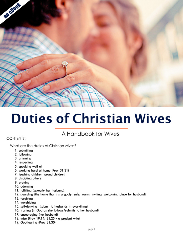 Deacon Wives Duties