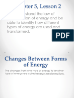 Chapter 5 Energy Transformations Lesson 2 FOR POSTING