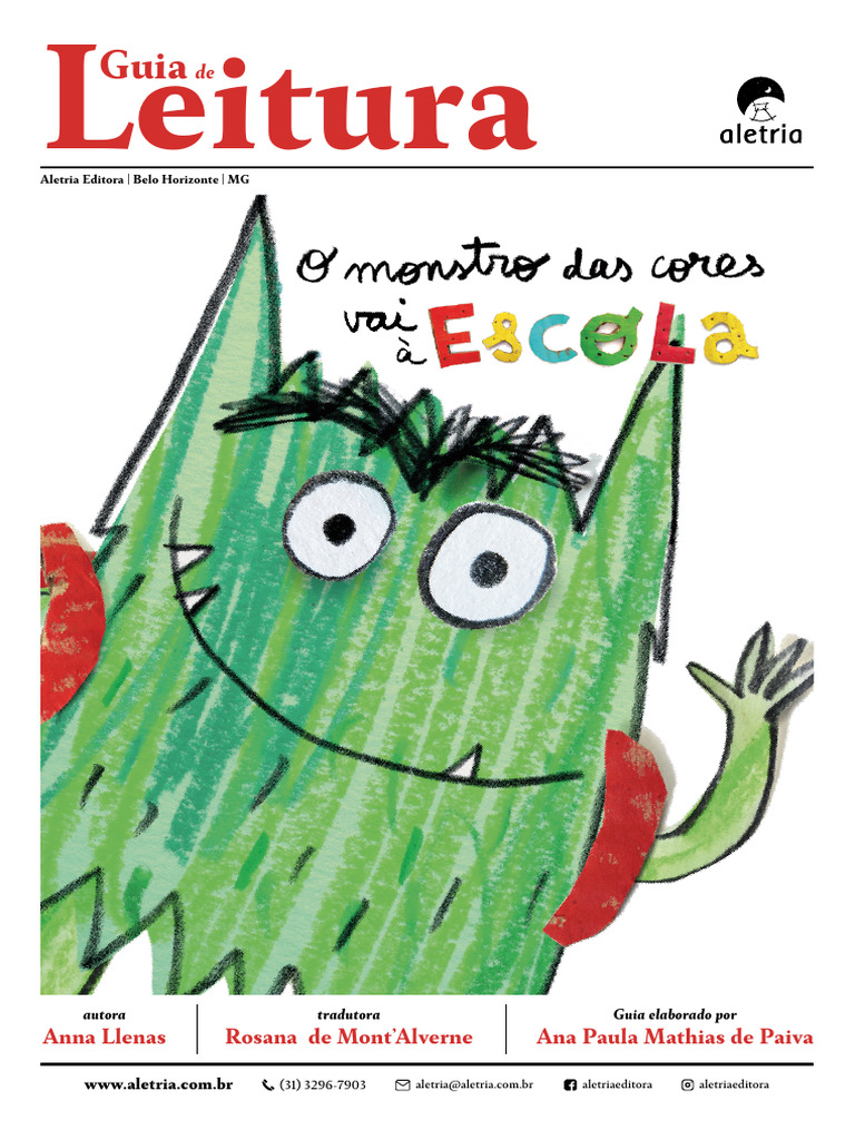 O Monstro das Cores na Escola | PDF | Medo | Narrativa