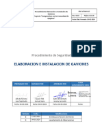 Procedimiento Elaboracion e Instalacion de Gaviones - 0