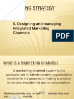 Marketing Strategy: 6. Designing and Managing Integrated Marketing Channels