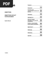 Simotion Scout Communication Manual