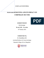 Cost Accounting Research Paper, B. Sri Aruna