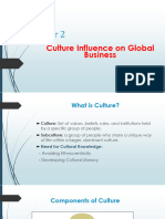 Topic 2 - Culture Influence On Global Business