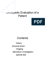 1B. Orthopedic Evaluation of a Patient