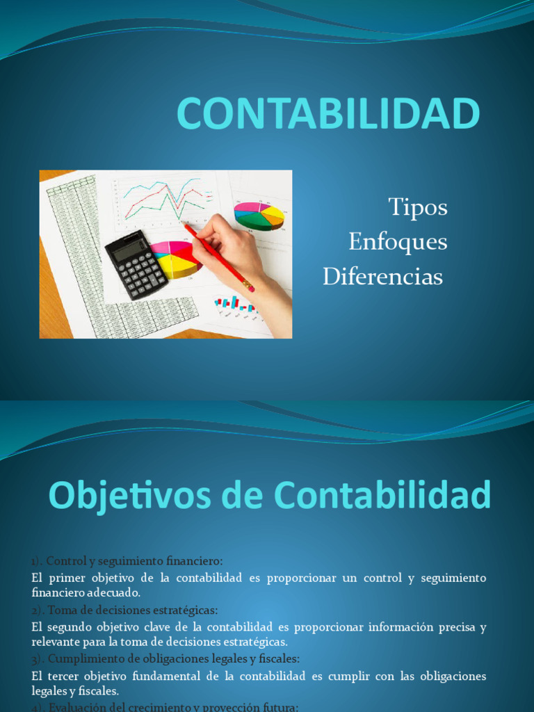 Tipos y Objetivos de la Contabilidad | PDF | Contabilidad | Business