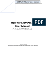 2017.05.12 USB WIFI ADAPTER User Manual (For MediaTek MT7063U chipset)